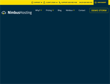 Tablet Screenshot of nimbushosting.co.uk